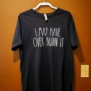 Bella Canvas Black Over Dunn It